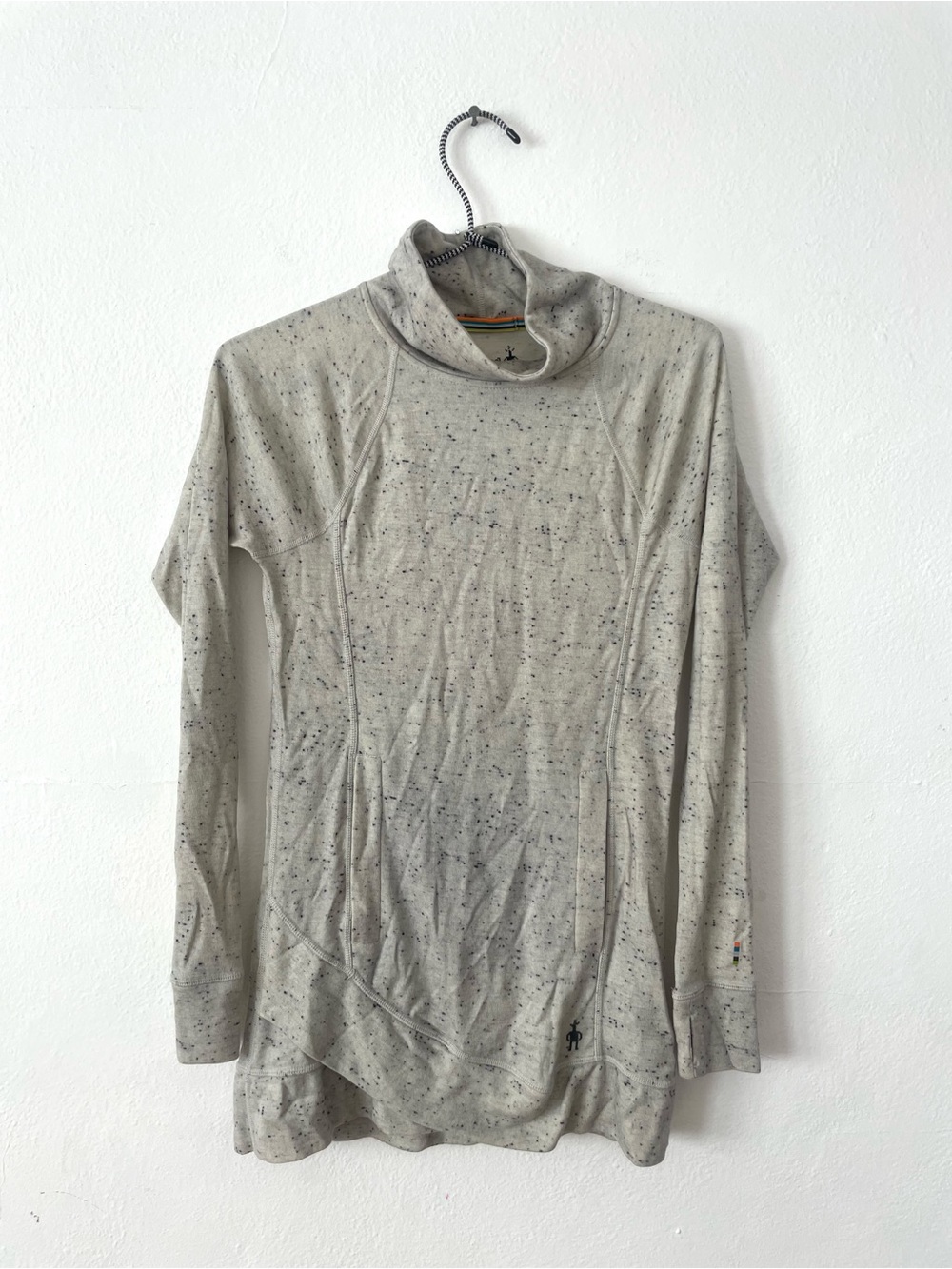 Smartwool Cream Speckled Crewneck Sweater - Picture 2 of 3